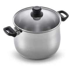 Scanpan Classic Steel Suppegryde Med Låg 10 Liter Uden Belægning