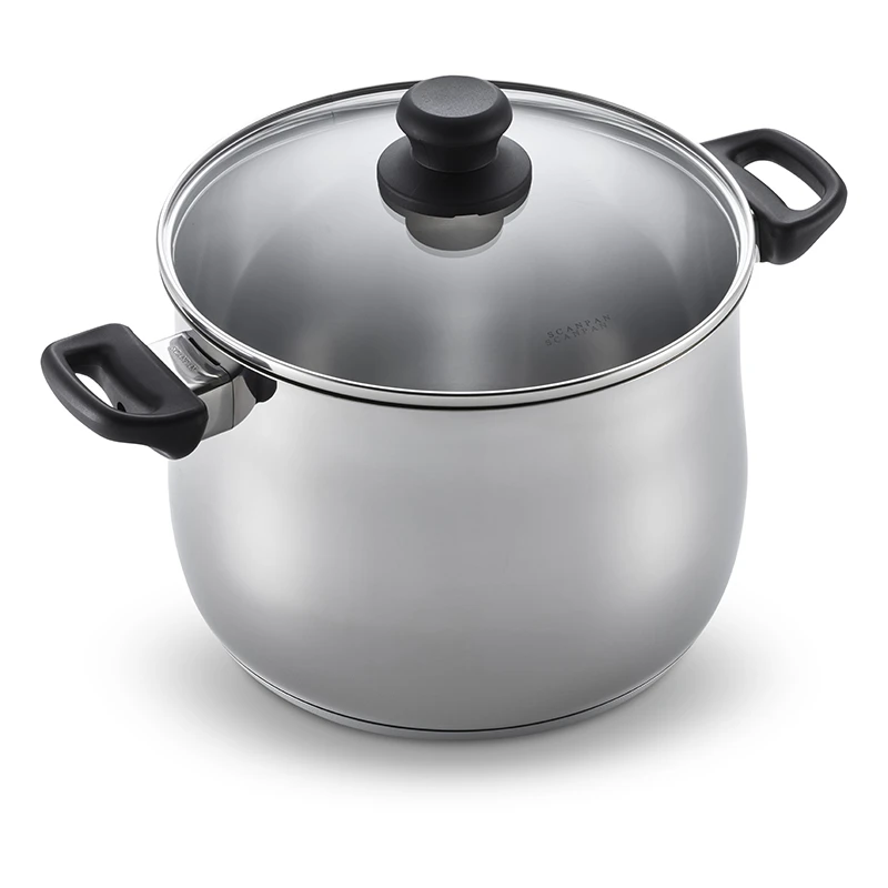 Scanpan Classic Steel Suppegryde Med Låg 10 Liter Uden Belægning 1 Scanpan Classic Steel Suppegryde Med Låg 10 Liter Uden Belægning