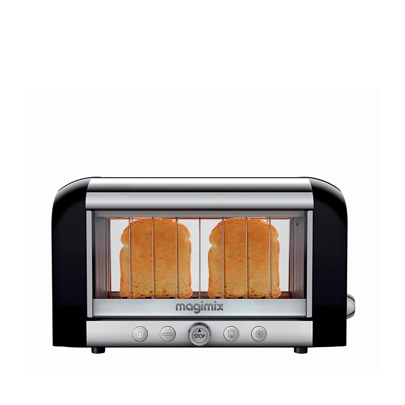 Magimix Vision Brødrister 2-Skiver Sort/Stål 1 Magimix Vision Brødrister 2-Skiver Sort/Stål