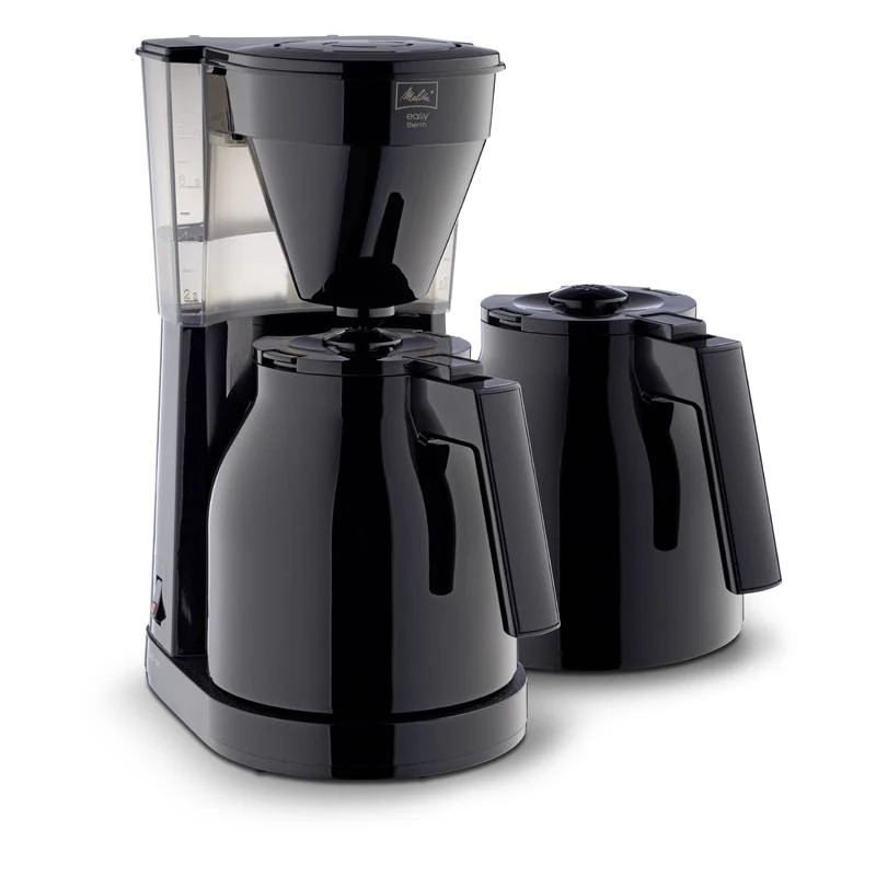 Melitta Kaffemaskine Easy Therm Sort 2 Kander 1 Melitta Kaffemaskine Easy Therm Sort 2 Kander