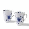 Royal Copenhagen Blå Mega Riflet Krus 2 Stk. 33 Cl