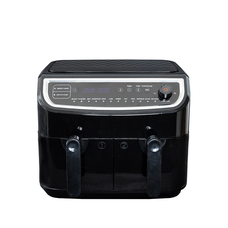 Gastronoma Dobbelt Low Fat Airfryer Sort 9L 2400W 1 Gastronoma Dobbelt Low Fat Airfryer Sort 9L 2400W