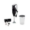 Bamix Stavblender Maestro 160 Watt Sort + Karklude Strik 3 Stk 25x25 Cm Grå