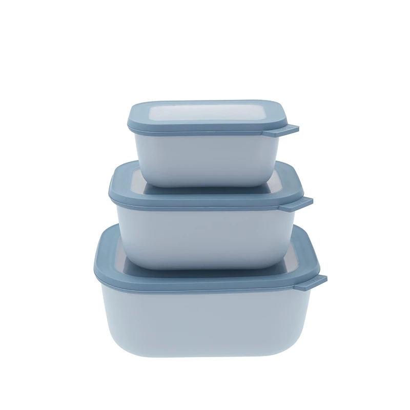 Mepal Cirqula Skålesæt Med Låg Nordic Blue 1 Mepal Cirqula Skålesæt Med Låg Nordic Blue